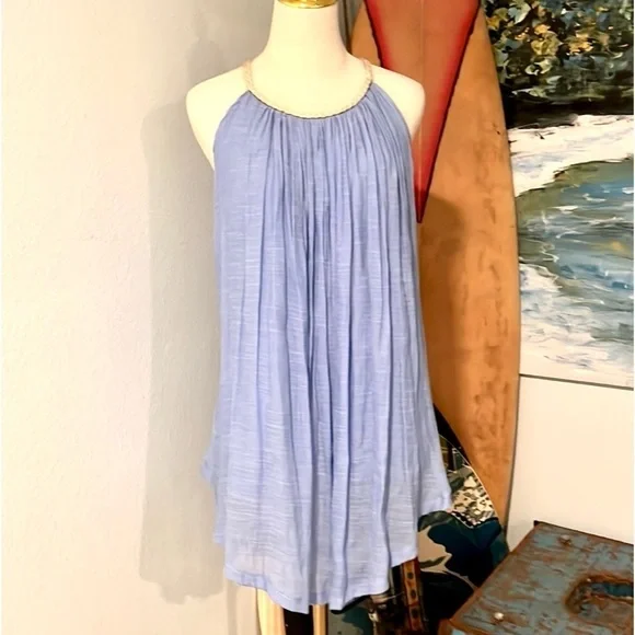 ⭐️Sand & Spirit Periwinkle Braided
Metallic Sundress, Excellent Condition,Size M - Picture 9 of 16